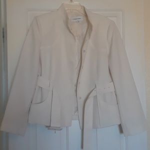 Calvin Klein ivory  blazer